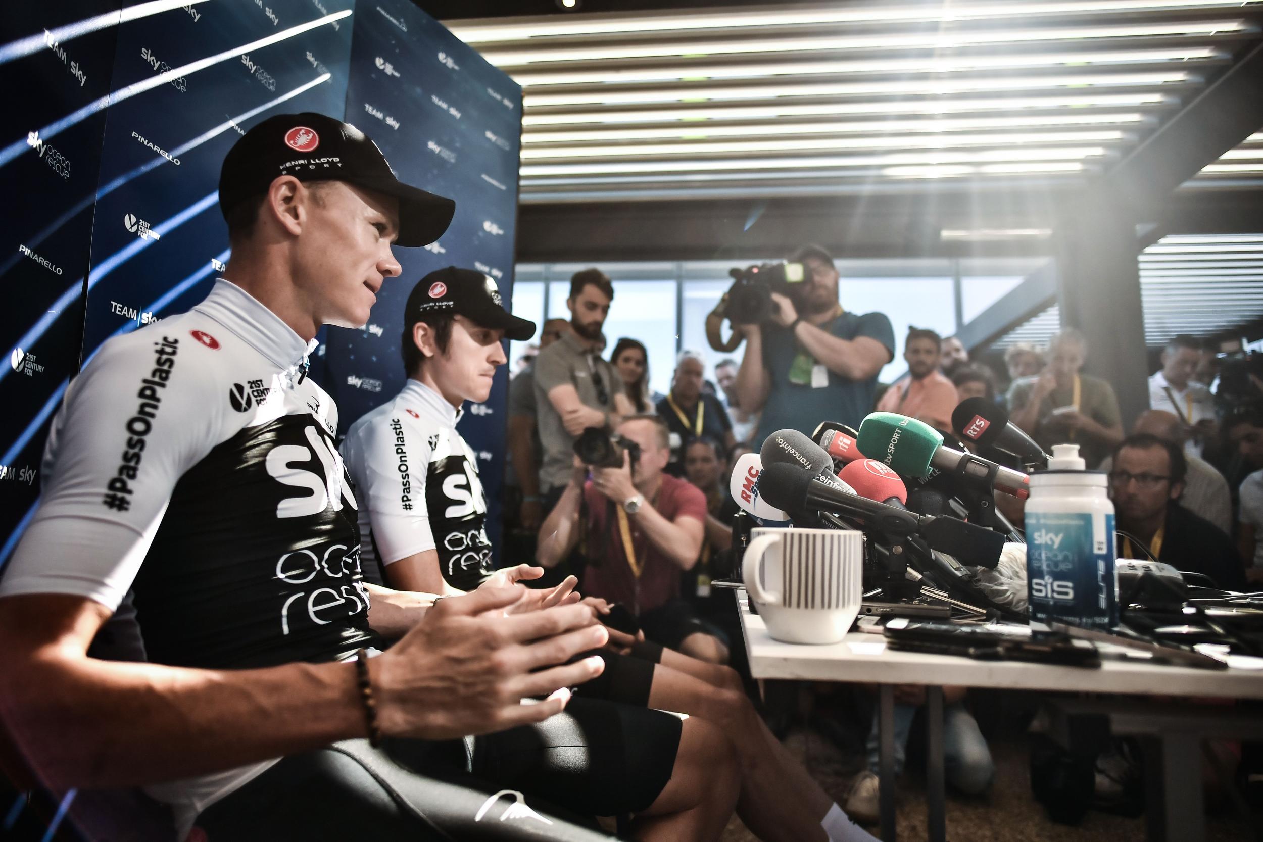Team Sky have drawn criticism throughout the race