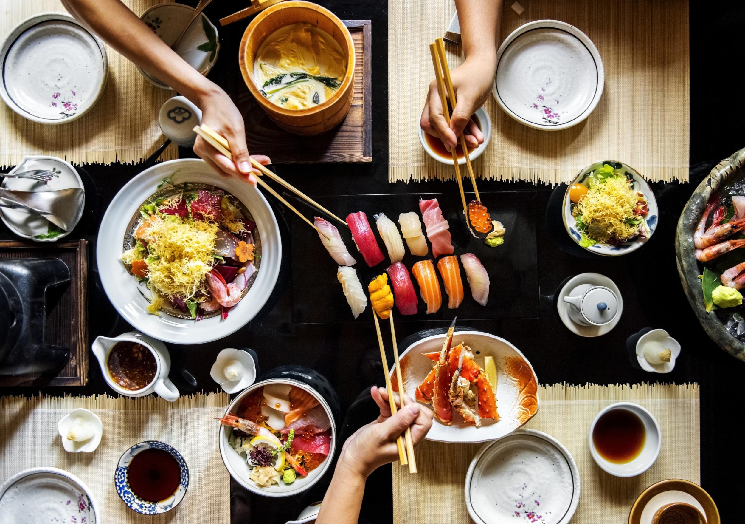 Traditional Japanese diets are full of skin-boosting vitamins and antioxidants (Stock)