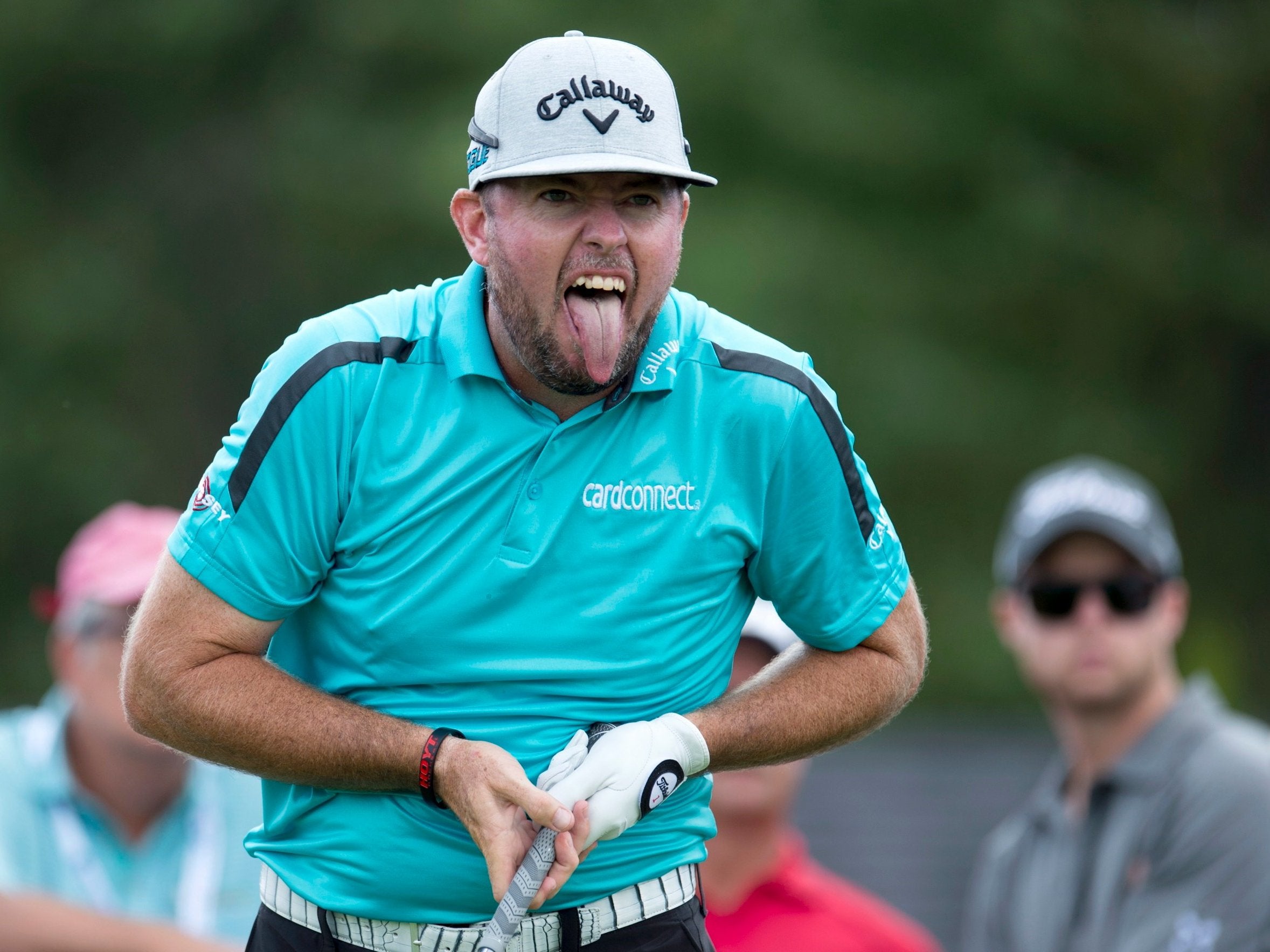 Robert Garrigus shot a nine-under 63 to seize the lead of the Canadian Open