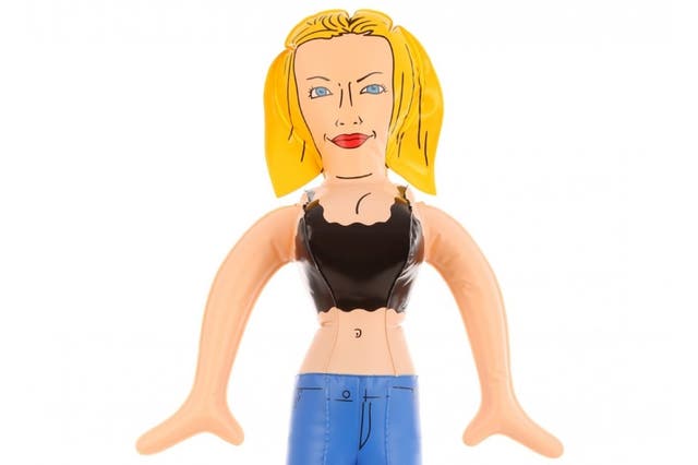 The 'Inflatable Perfect Woman' being sold at Peacocks has been described as 'misogynistic'