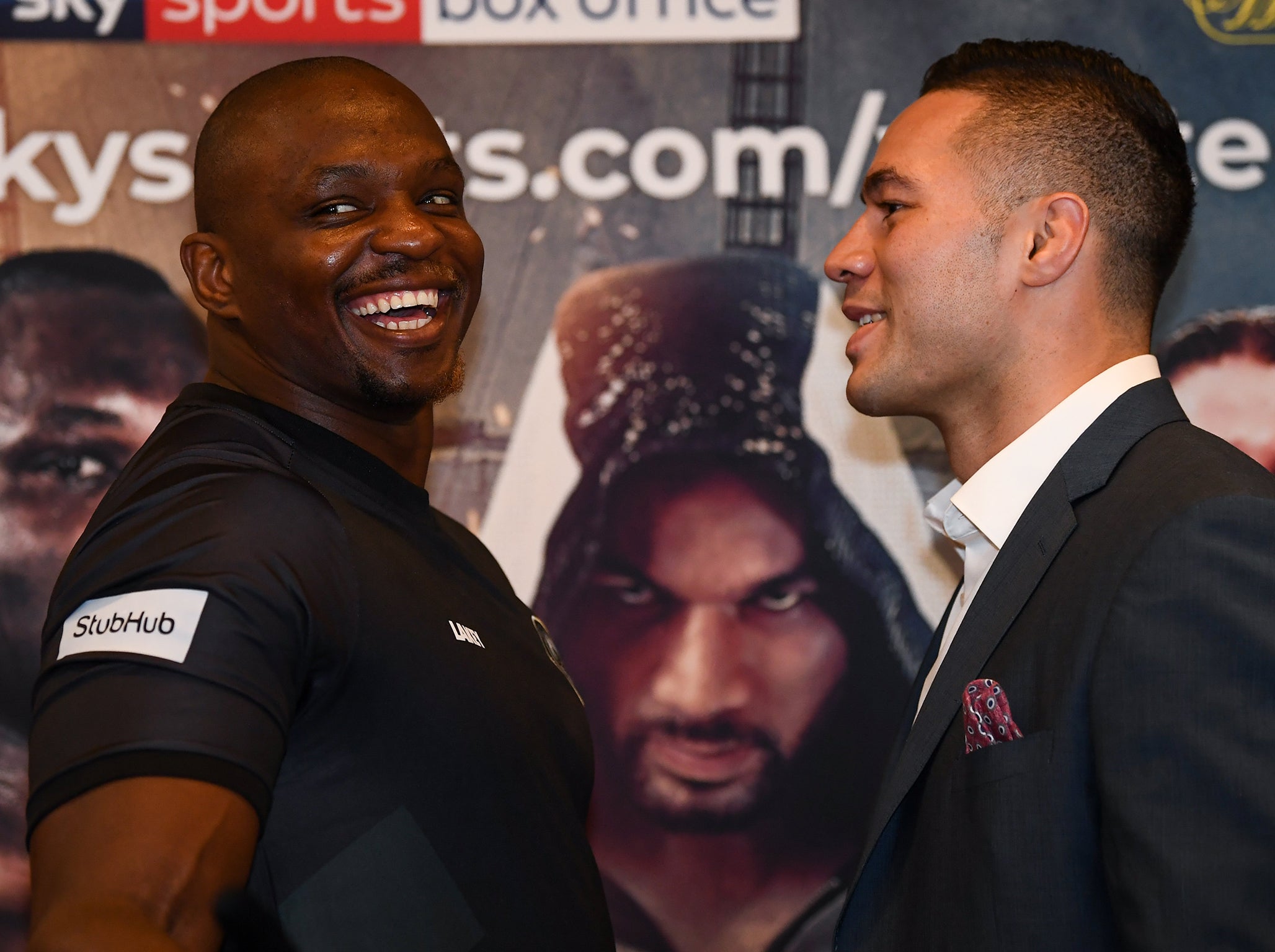 The two men go head to head at the O2 Arena in London