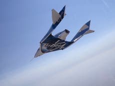 Virgin Galactic pilot touches edge of space in new video