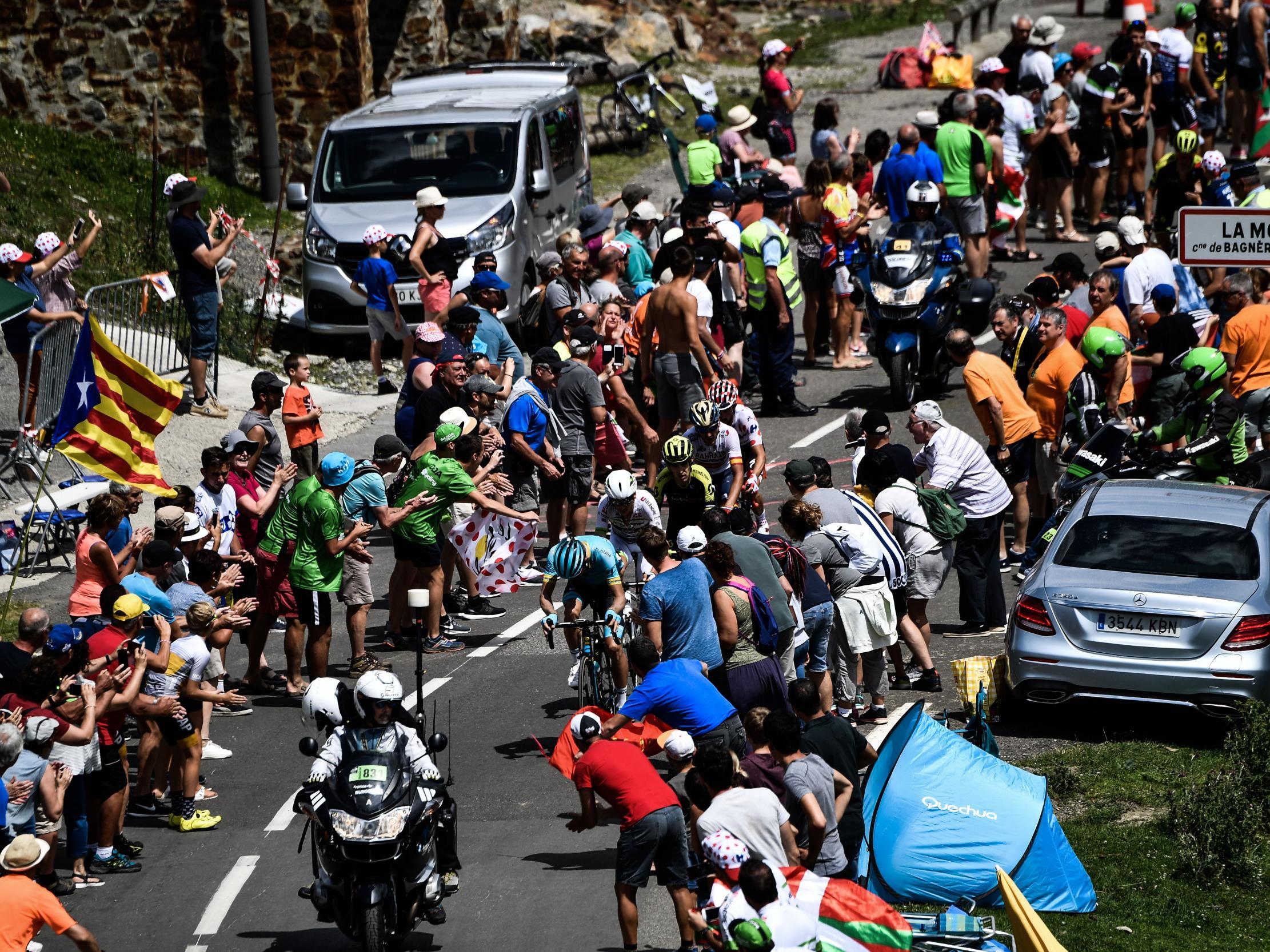 The breakaway attack the Col du Tourmalet