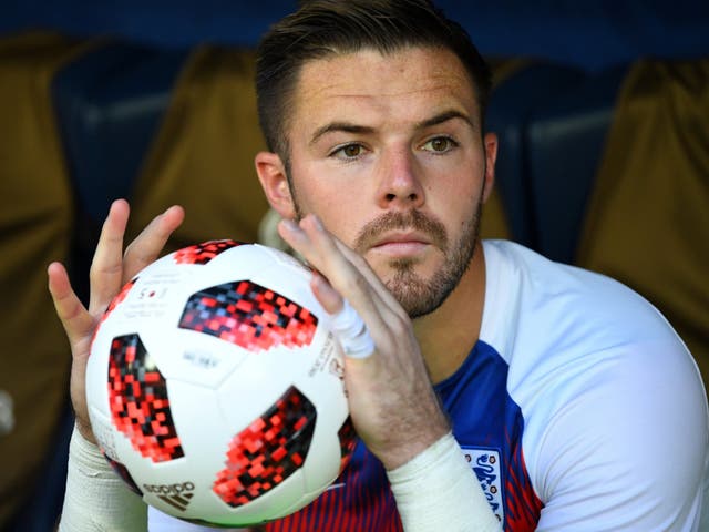 England's Jack Butland before the match