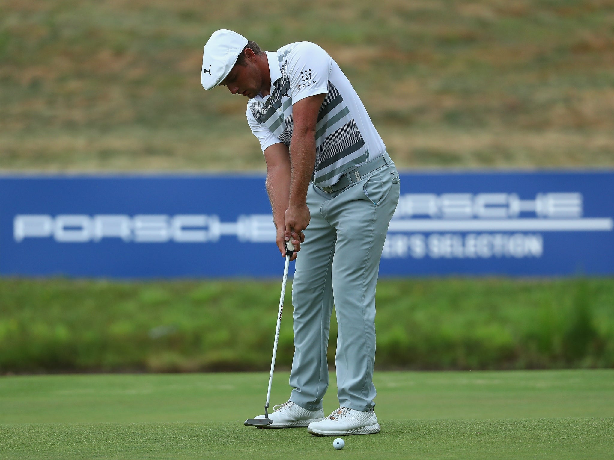 Bryson DeChambeau enjoyed a neck-and-neck battle with McEvoy during the third round