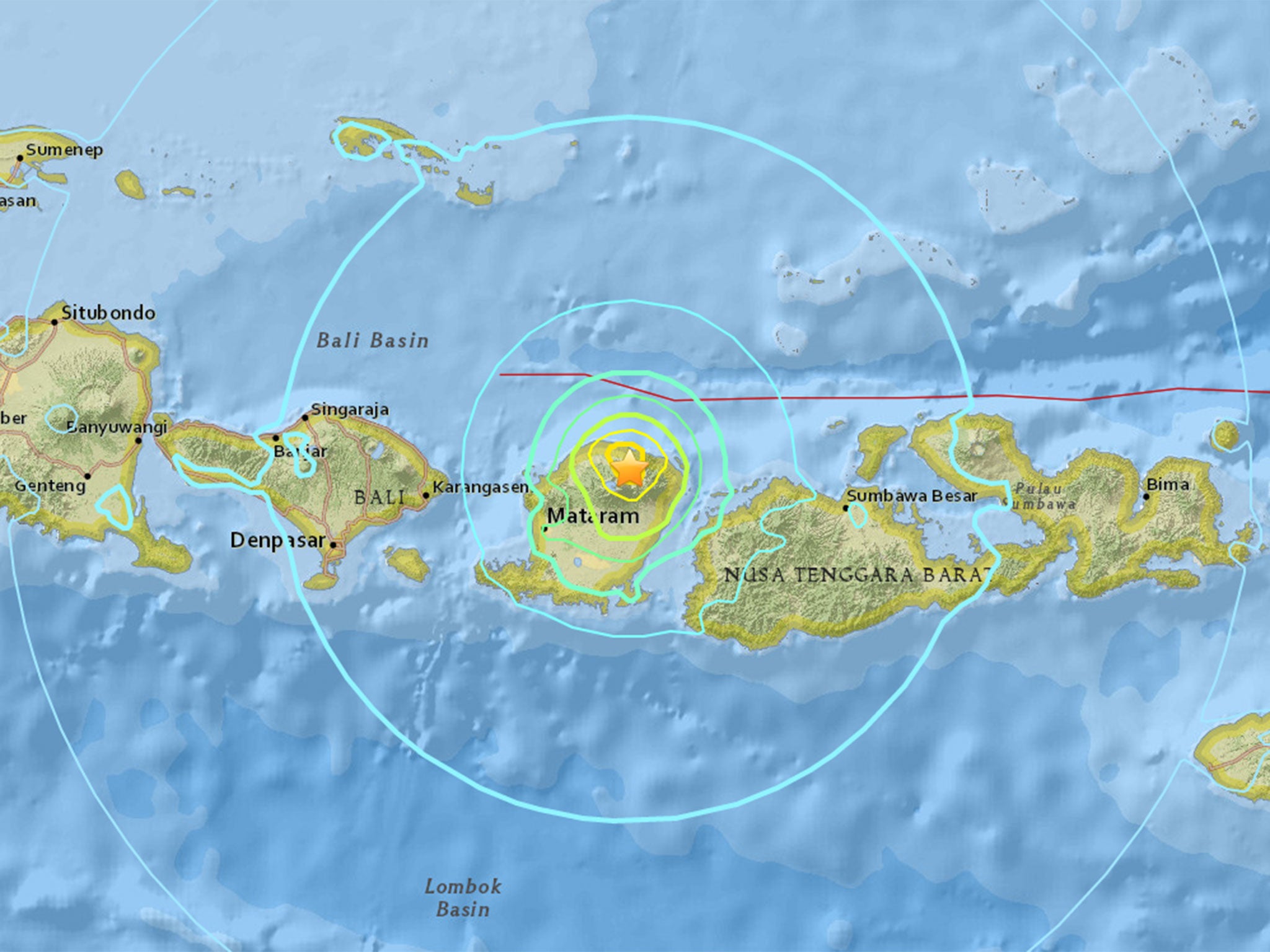 Indonesia earthquake: Powerful 6.4-magnitude quake strikes Lombok island