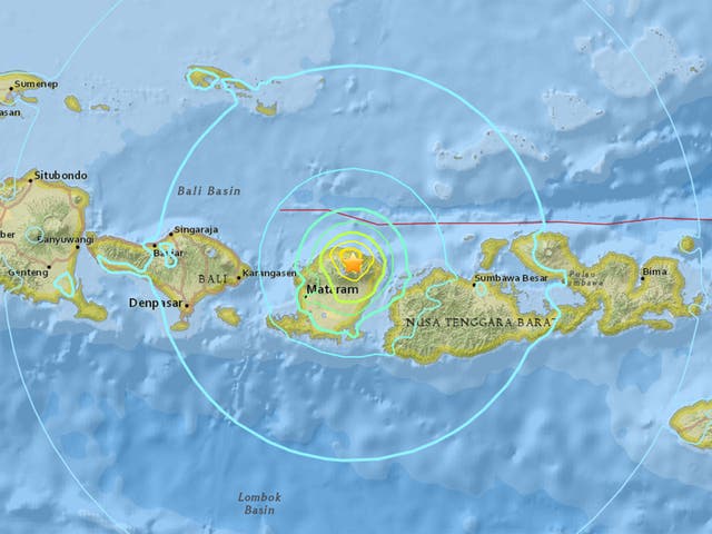 Authorities issued a yellow alert after the quake struck at a depth of 4.4 miles