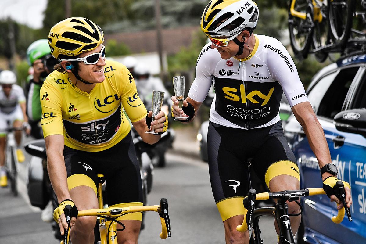 Geraint Thomas won the Tour de France as Chris Froome finished third