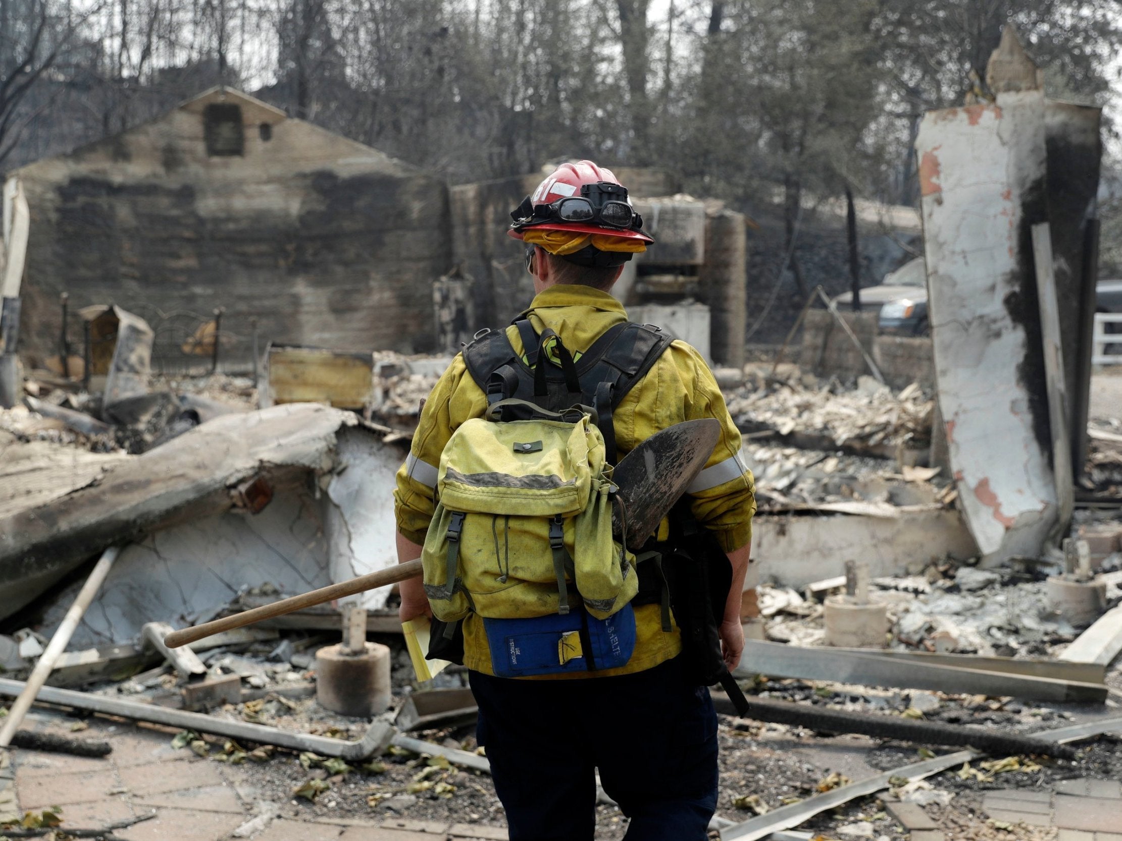 California wildfire: Firefighters gain ground on devastating inferno as victims ' families reel from loss