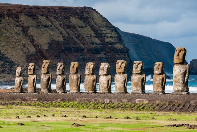 Easter Island has nearly 1,000 moai statues