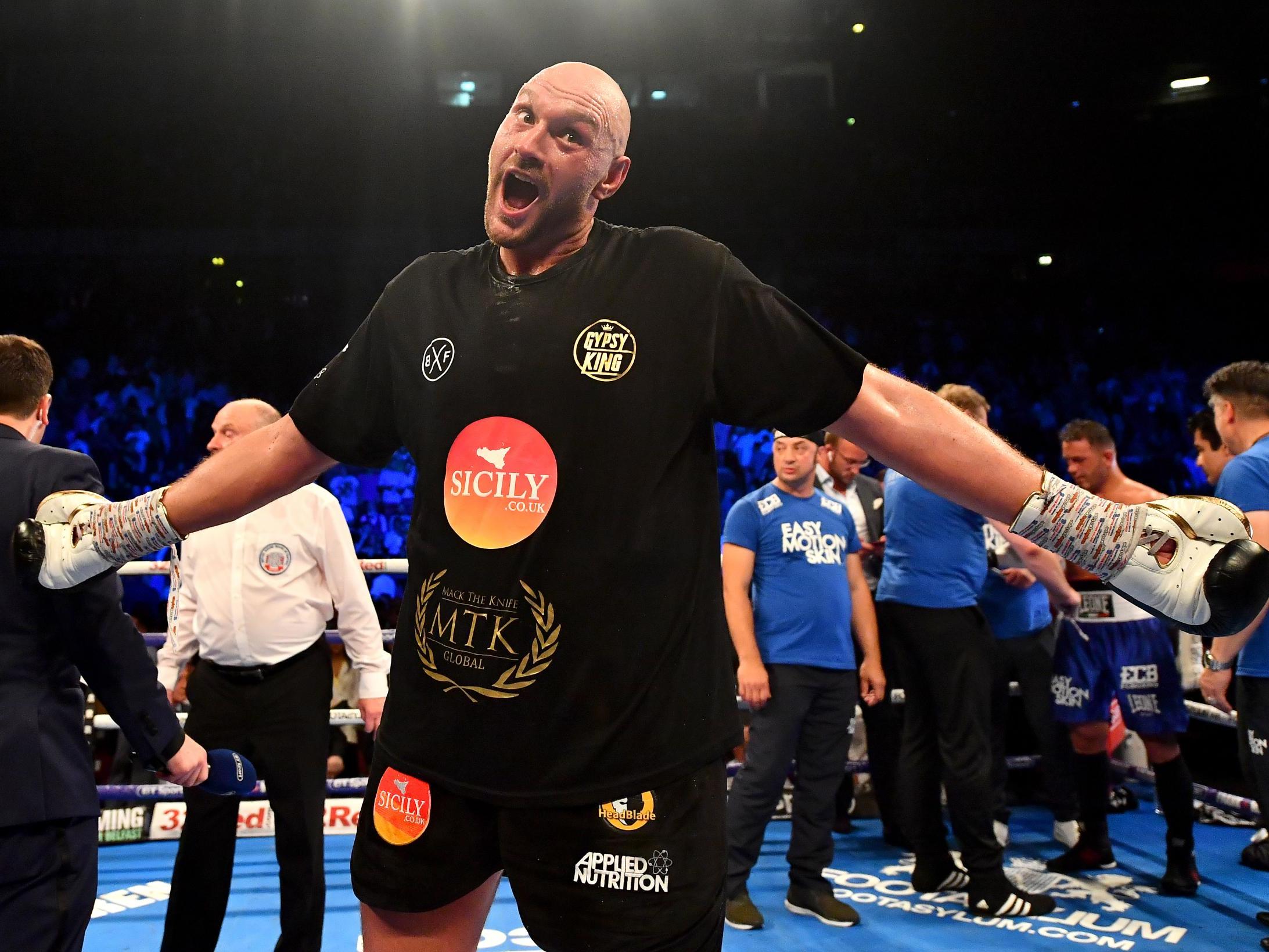 Tyson Fury's next fight comes in August against Francesco Pianeta