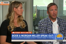 Bode and Morgan Miller urge other parents to remain vigilant at pools after their daughter drowned