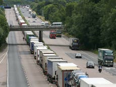 Tory MP clashes with Grayling over no-deal motorway plans