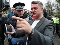 Tommy Robinson walks free from Old Bailey as judge adjourns hearing