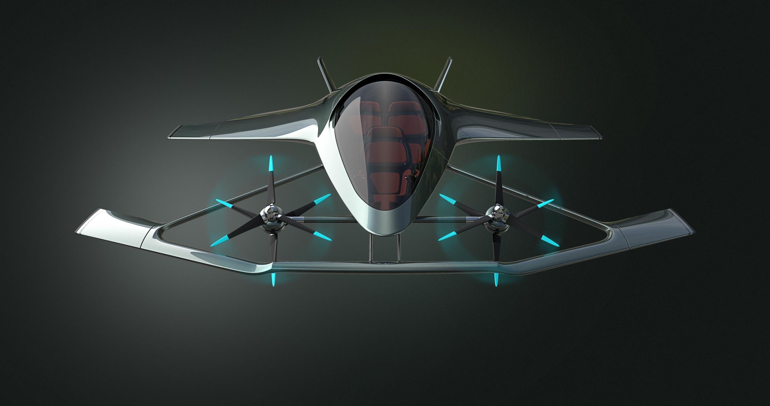 The Volante features vertical take-off and landing (VTOL) capabilities