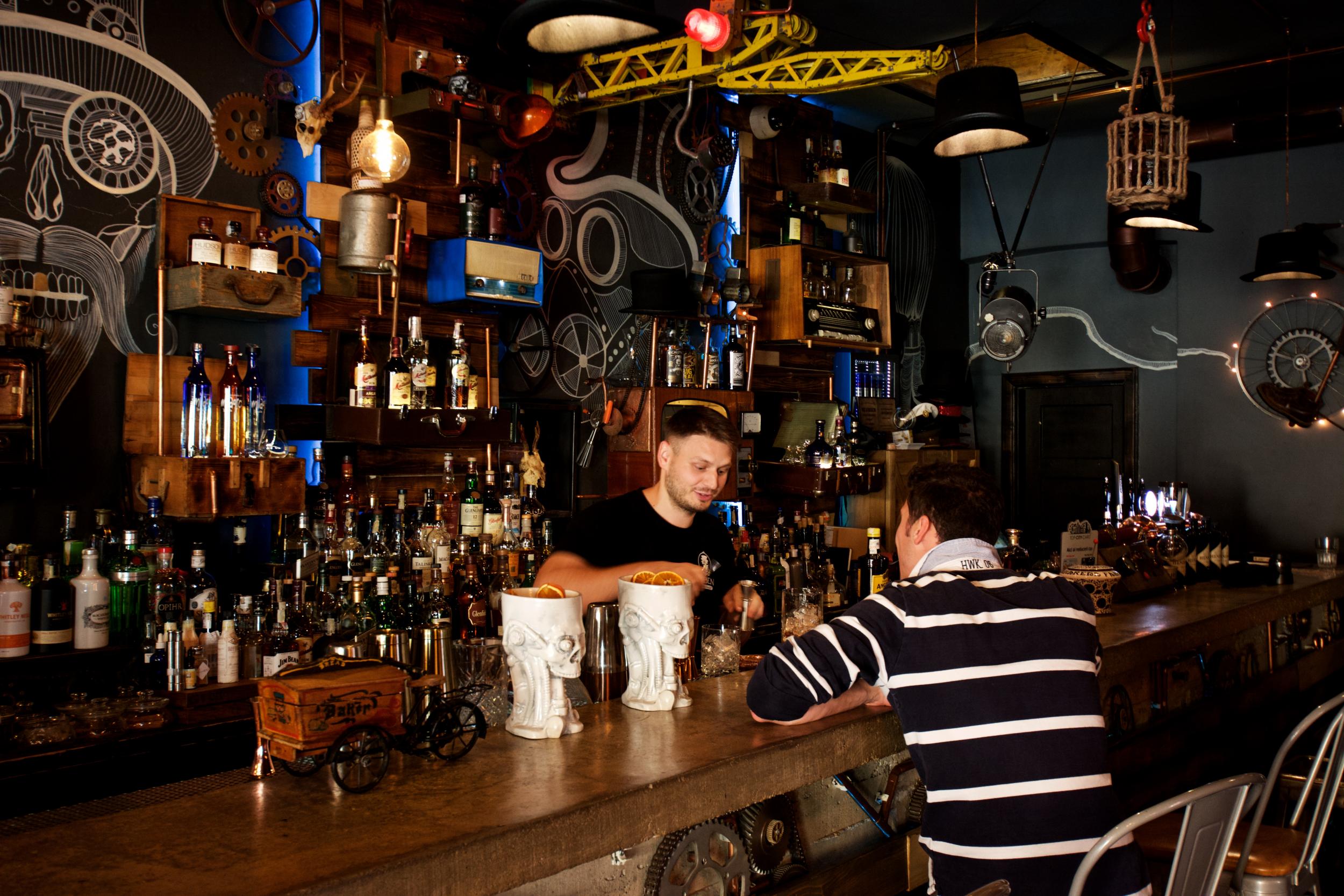 Steampunk bar, Joben, was inspired by Q Caffe
