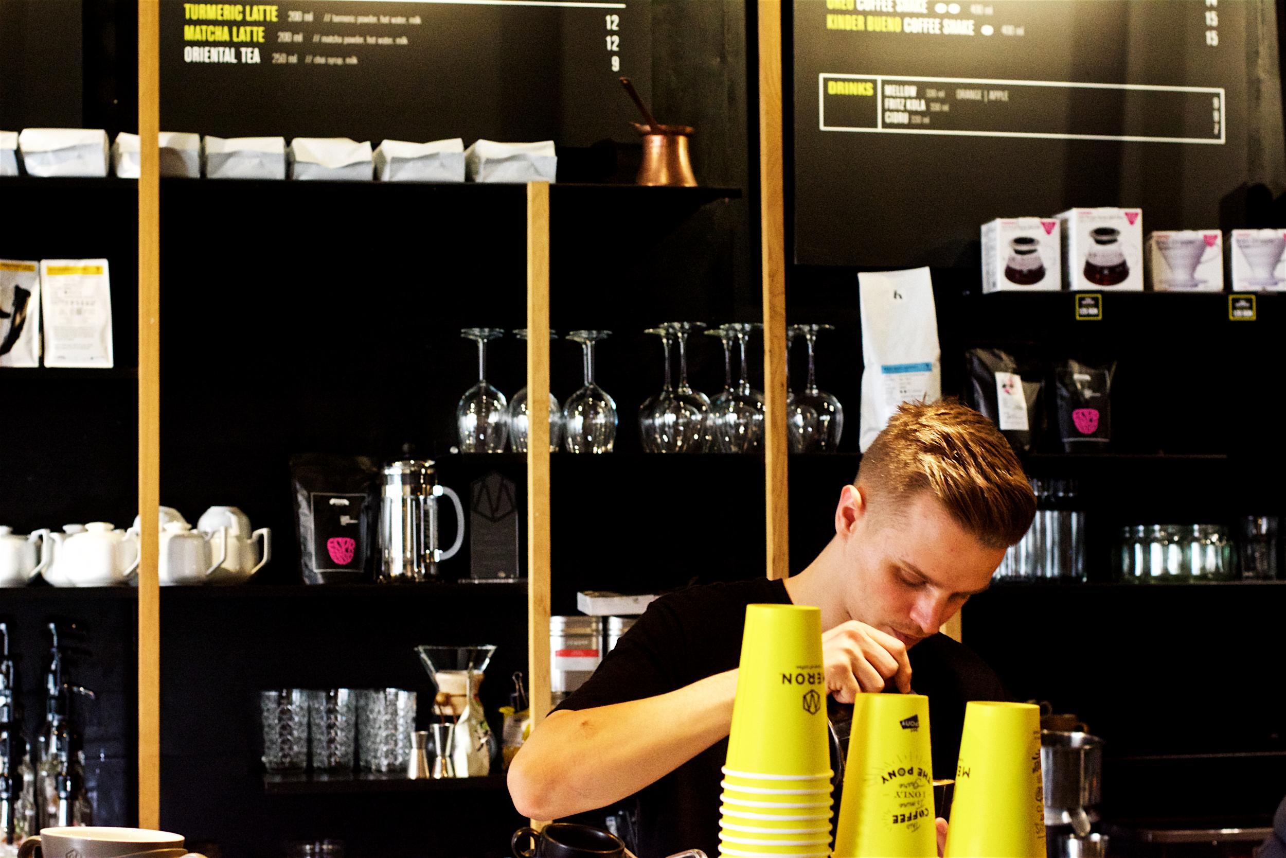 'Everyone working in coffee knows each other,' says the barista at Meron