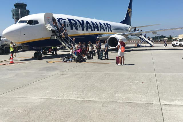 Frequent flyer: Ryanair Boeing 737 on the ground in Spain