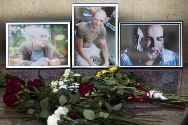 Kirill Radchenko, Alexander Rastorguyev and Orkhan Dzhemal were killed in an ambush, according to local and Russian officials