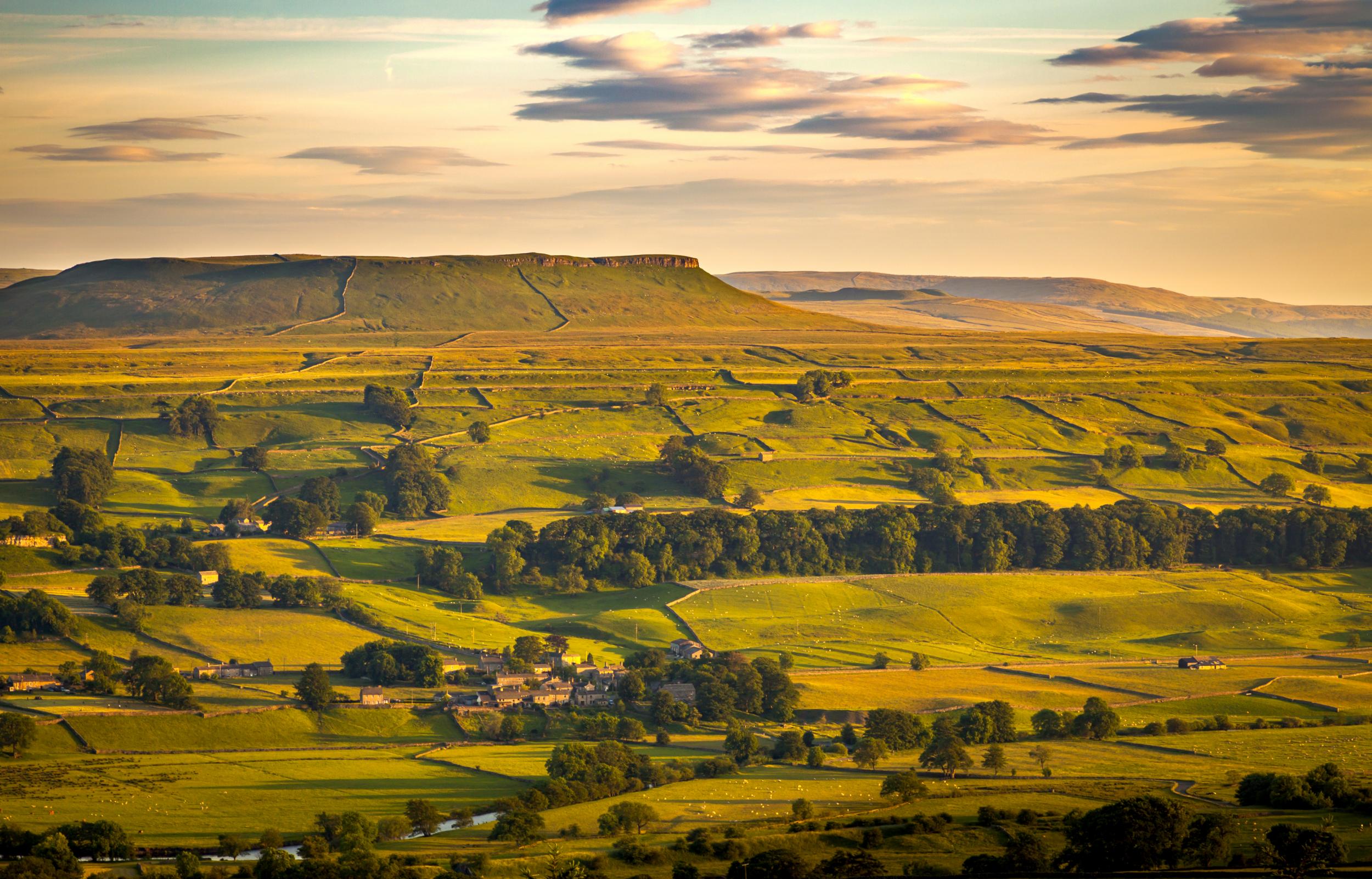Sunset over Askrigg in Wensleydale, North Yorkshire. Did I mention we do cheese, too?