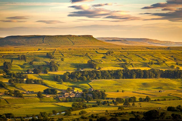 Sunset over Askrigg in Wensleydale, North Yorkshire. Did I mention we do cheese, too?