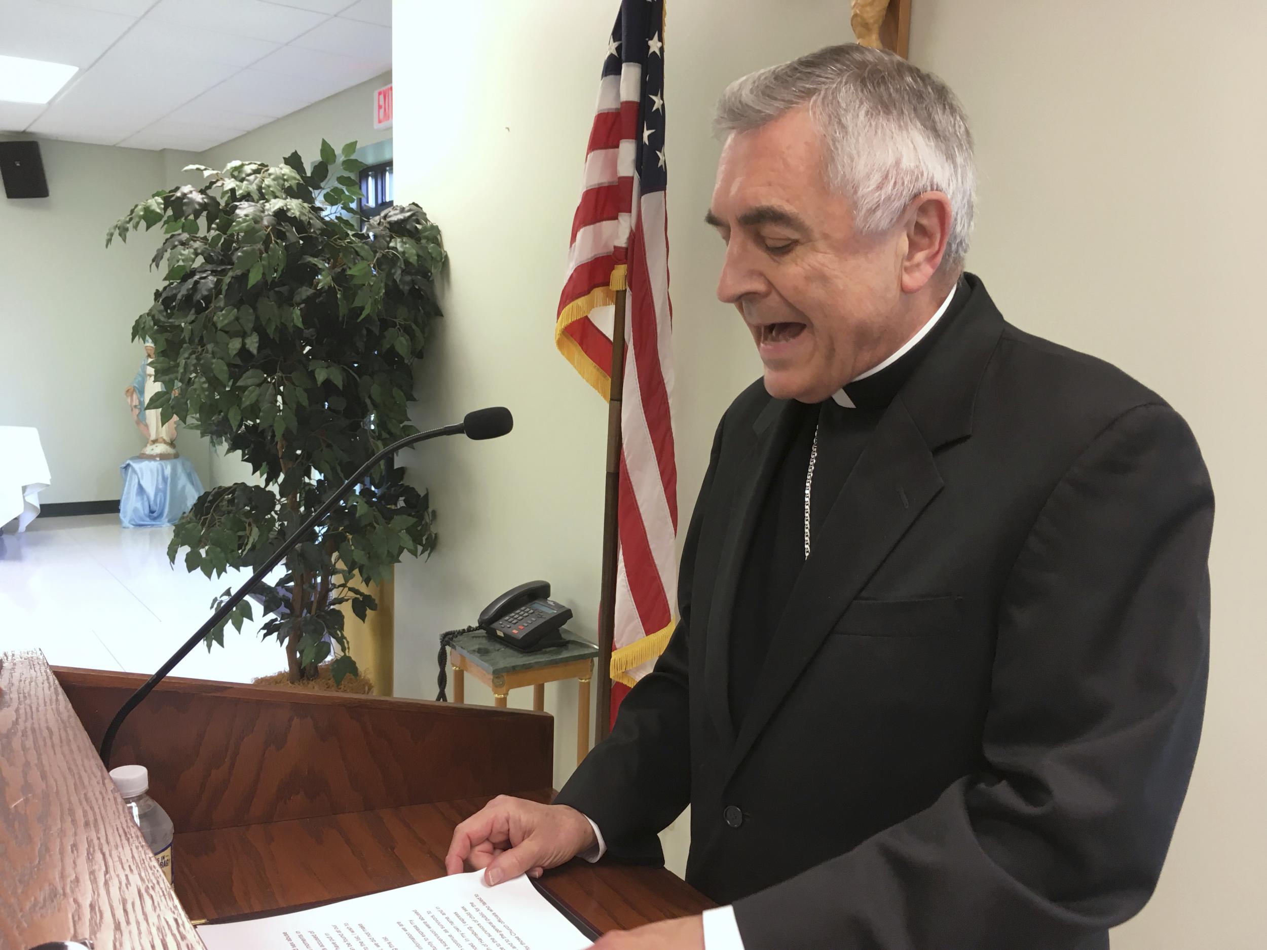 The Most Reverend Ronald Gainer, the Roman Catholic bishop of the diocese of Harrisburg, Pennsylvania, discusses child sexual abuse by clergy