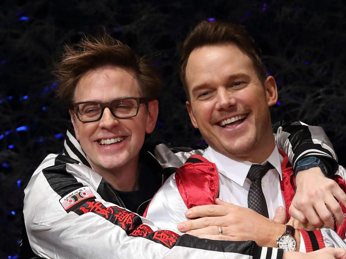 Disgraced director James Gunn defends disgraced actor Chris Pratt