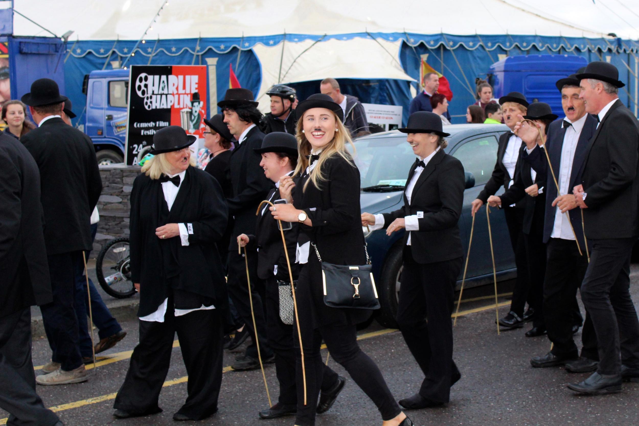 Right Charlies: the festival culminates with a lookalike world record attempt (Ronan J O’Shea)