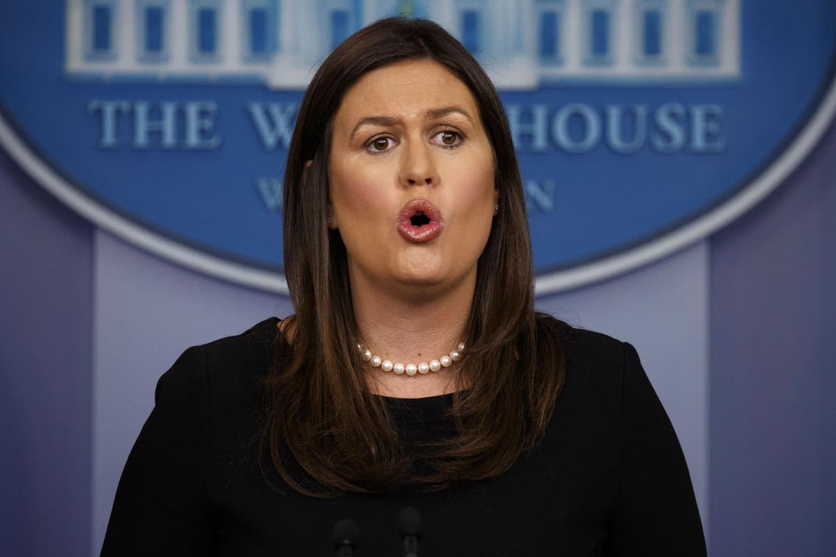 Sarah Sanders refuses to say press is not 'enemy of the people' at White House briefing