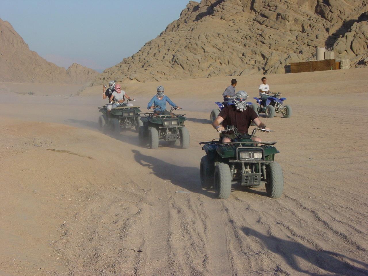 Danger zone: quad bikes ridden by British holidaymakers in Egypt