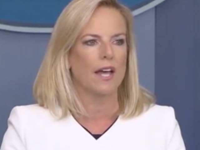 Department of Homeland Security Secretary Kirstjen Nielsen and other intelligence officials addressed the issue of election safety at the White House