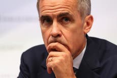 Pound falls after BoE boss Mark Carney warns no deal Brexit likely