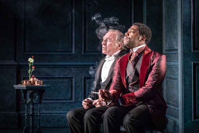 ‘Barely a shred of subtlety’: Michael Fentiman’s production of Wilde's classic comedy, with Geoffrey Freshwater and Fehinti Balogun as Lane and Algernon