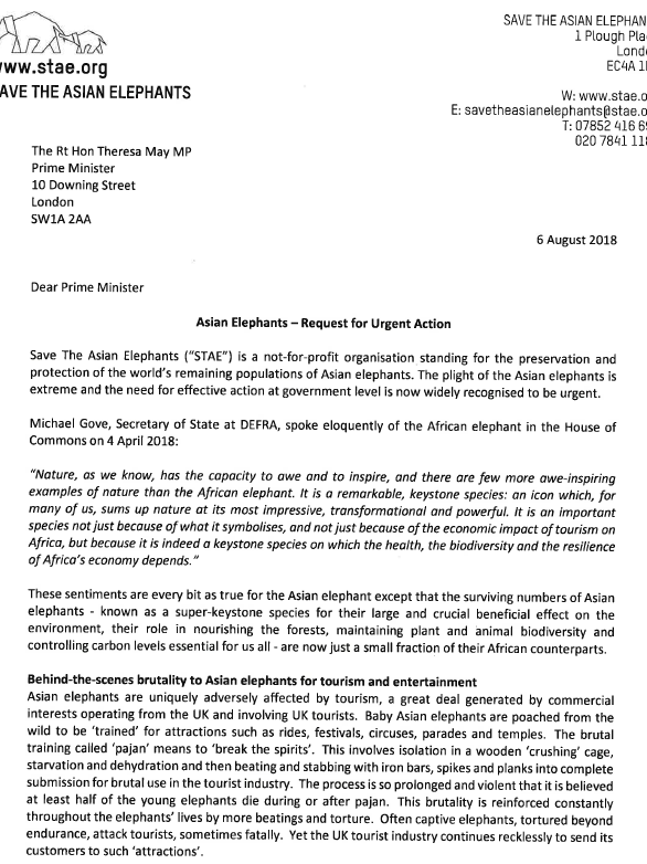 The letter to Downing Street calls for the government to step in