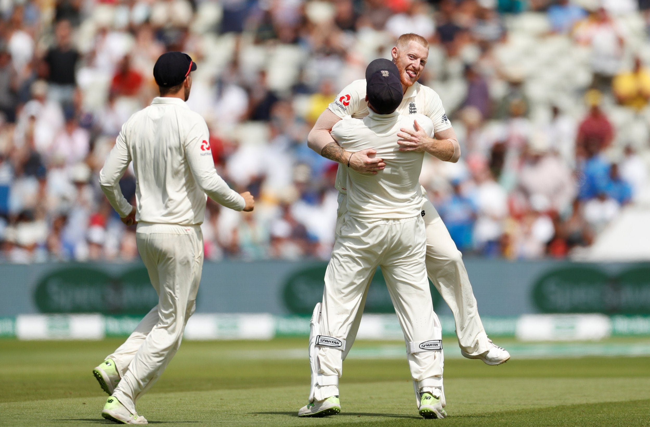 Stokes returned to take the final wicket and clinch victory