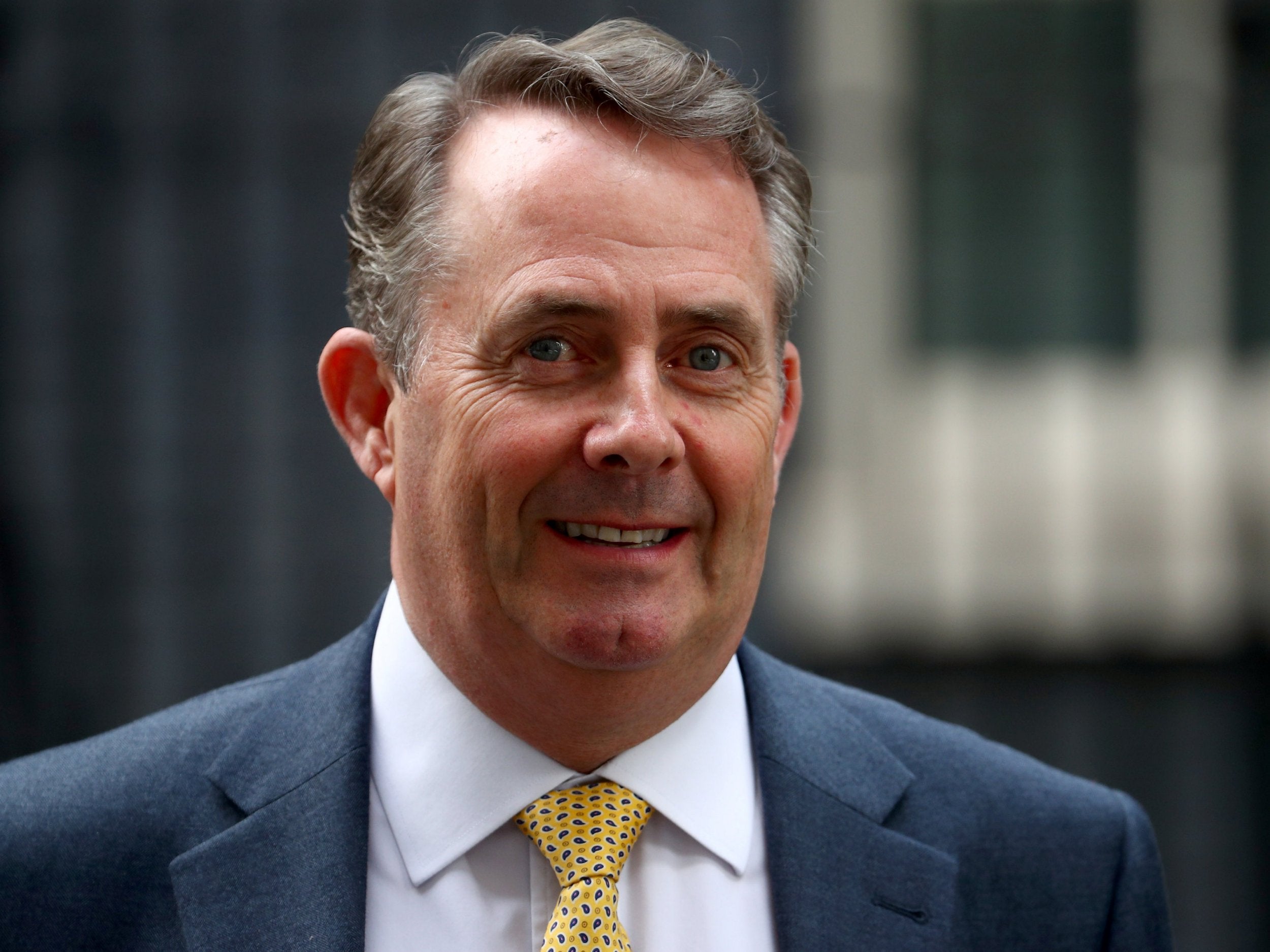 Brexit Liam Fox Admits A Deal Is Better Than No Deal As He Backs   Liam Fox 