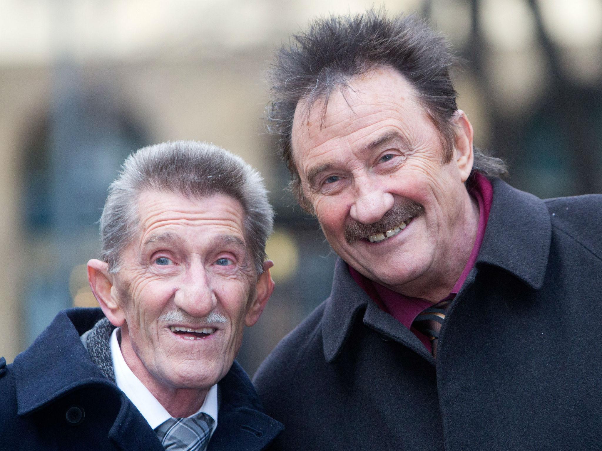 The Chuckle Brothers were famous for the children's TV show 'ChuckleVision'