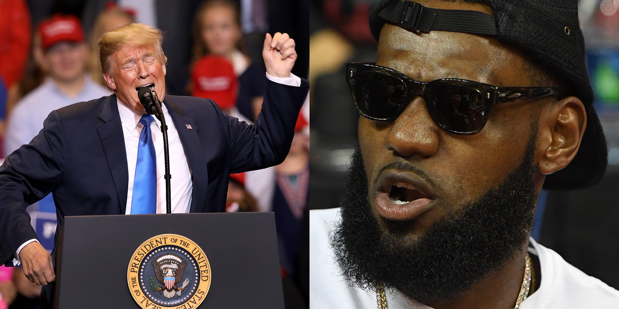 Before slamming him on Twitter, Donald Trump was a fan of LeBron James ...