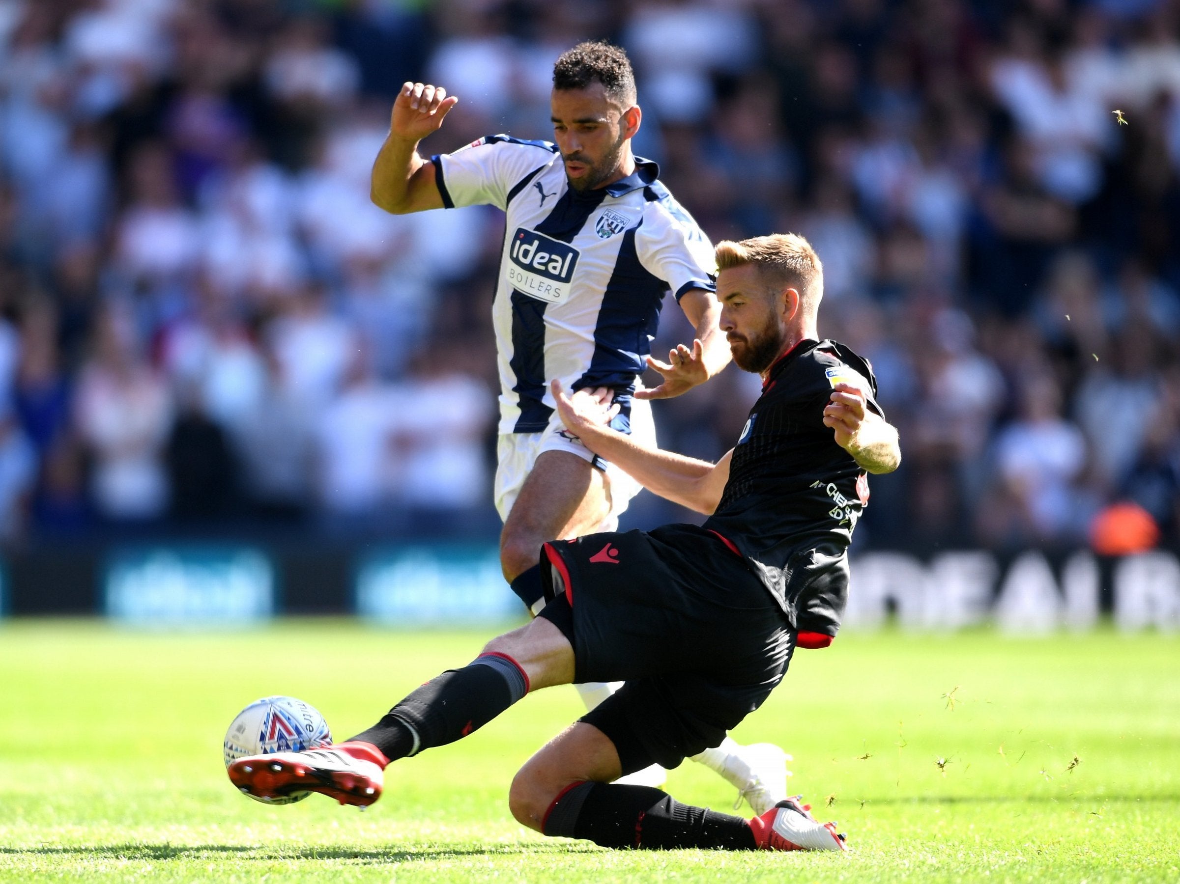 Hal Robson-Kanu during West Brom's season opener against Bolton (Getty Images)