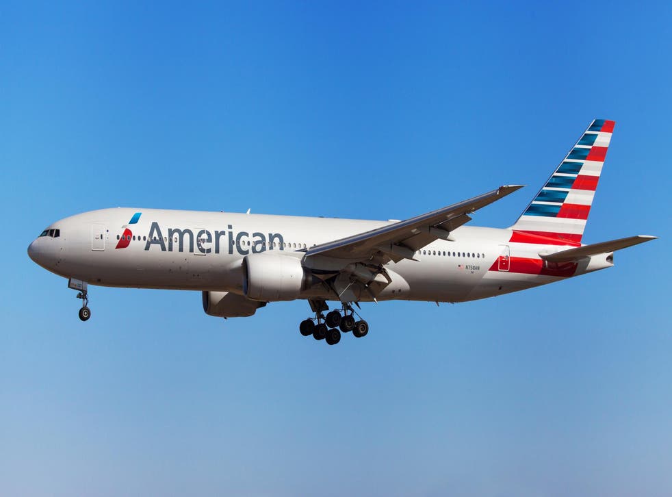 The incident took place on an American Airlines flight 