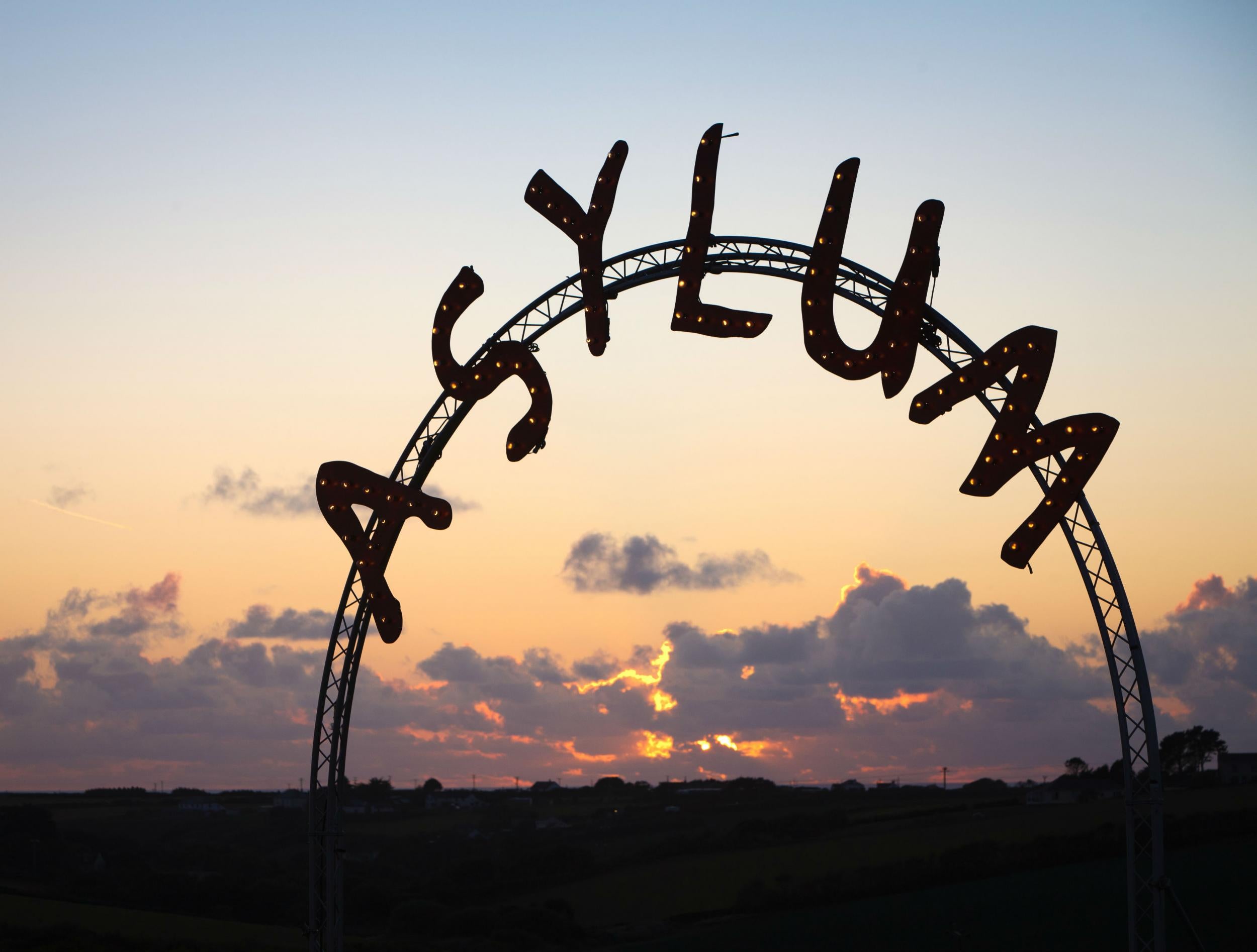 Kneehigh's Asylum is a tented temporary venue in The Lost Gardens of Heligan in Cornwall