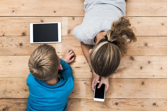Smartphones and tablets are now fixtures on the playground and at the dinner table for many young children