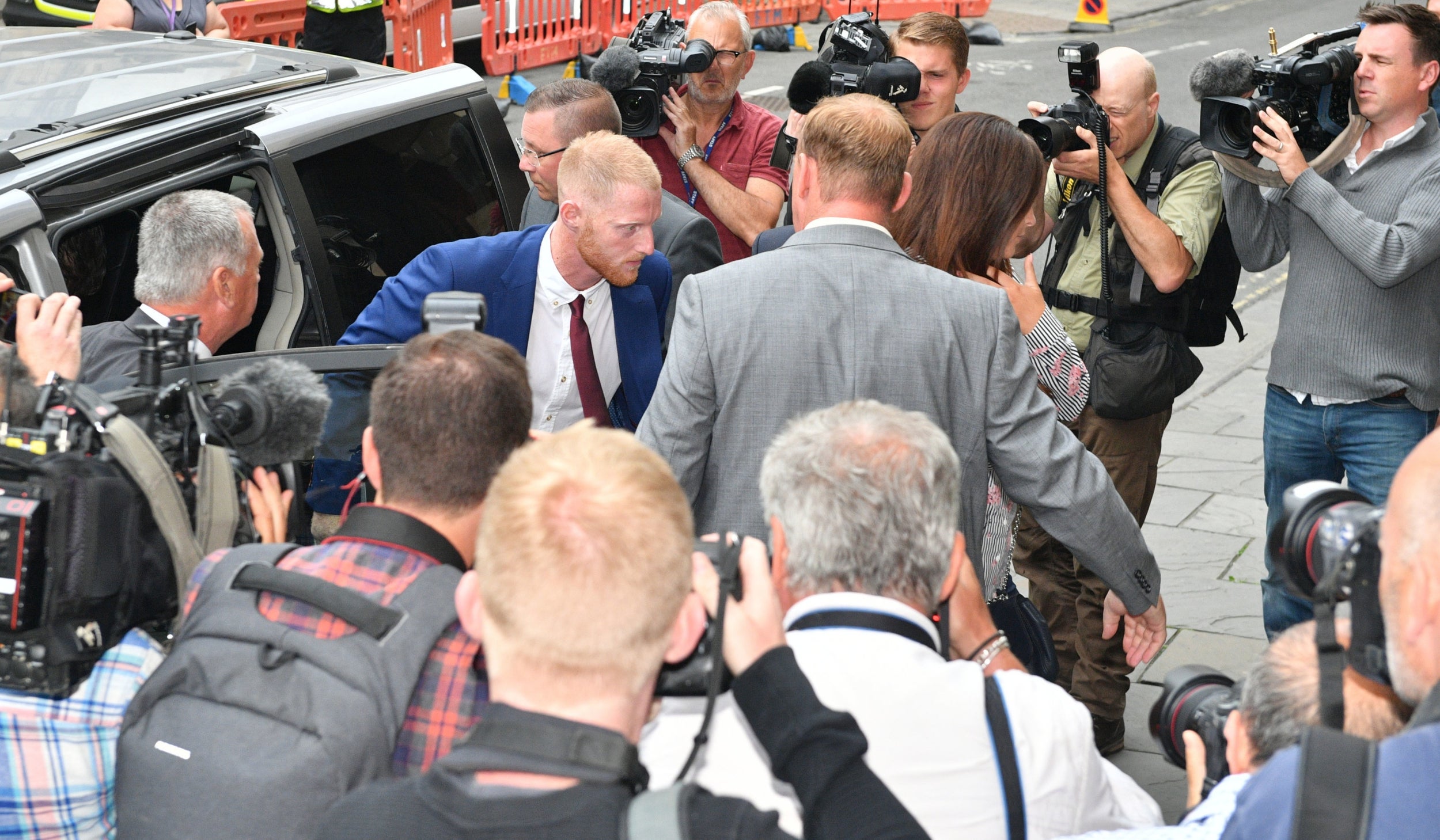 Mr Stokes arriving at court in Bristol