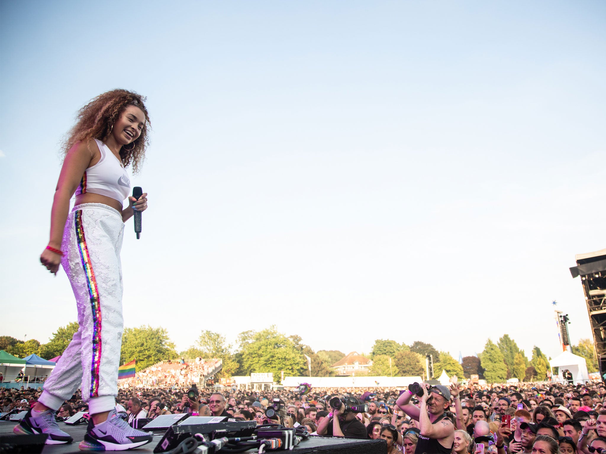 Thousands packed into Preston Park to enjoy the entertainment on offer during Pride Festival