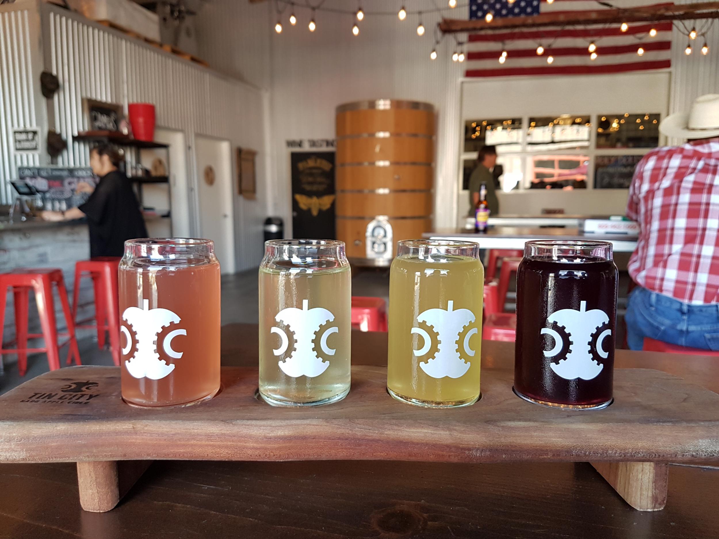 Tin City Cider uses Californian apples and wine grapes to craft its ciders