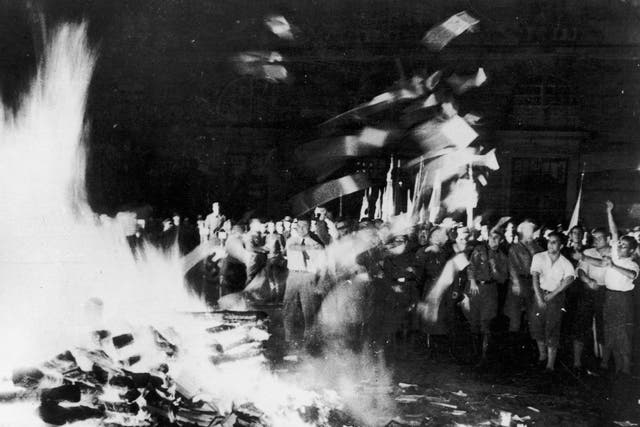 The most famous incineration took place on 10 May 1933, which included throwing tomes onto a bonfire and reciting ‘Fire Oaths’