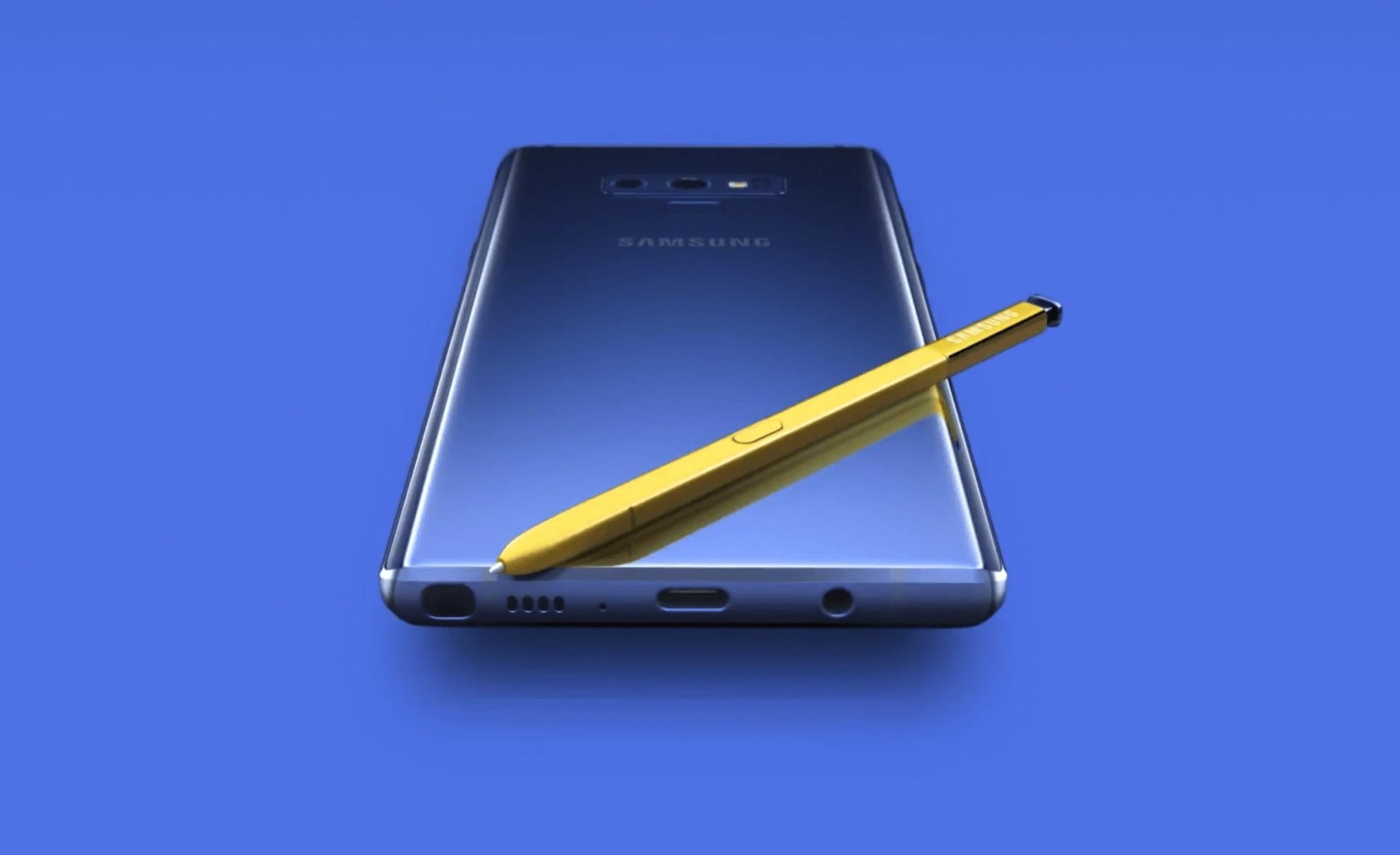 Some leaks of the Galaxy Note 9 have come directly from Samsung