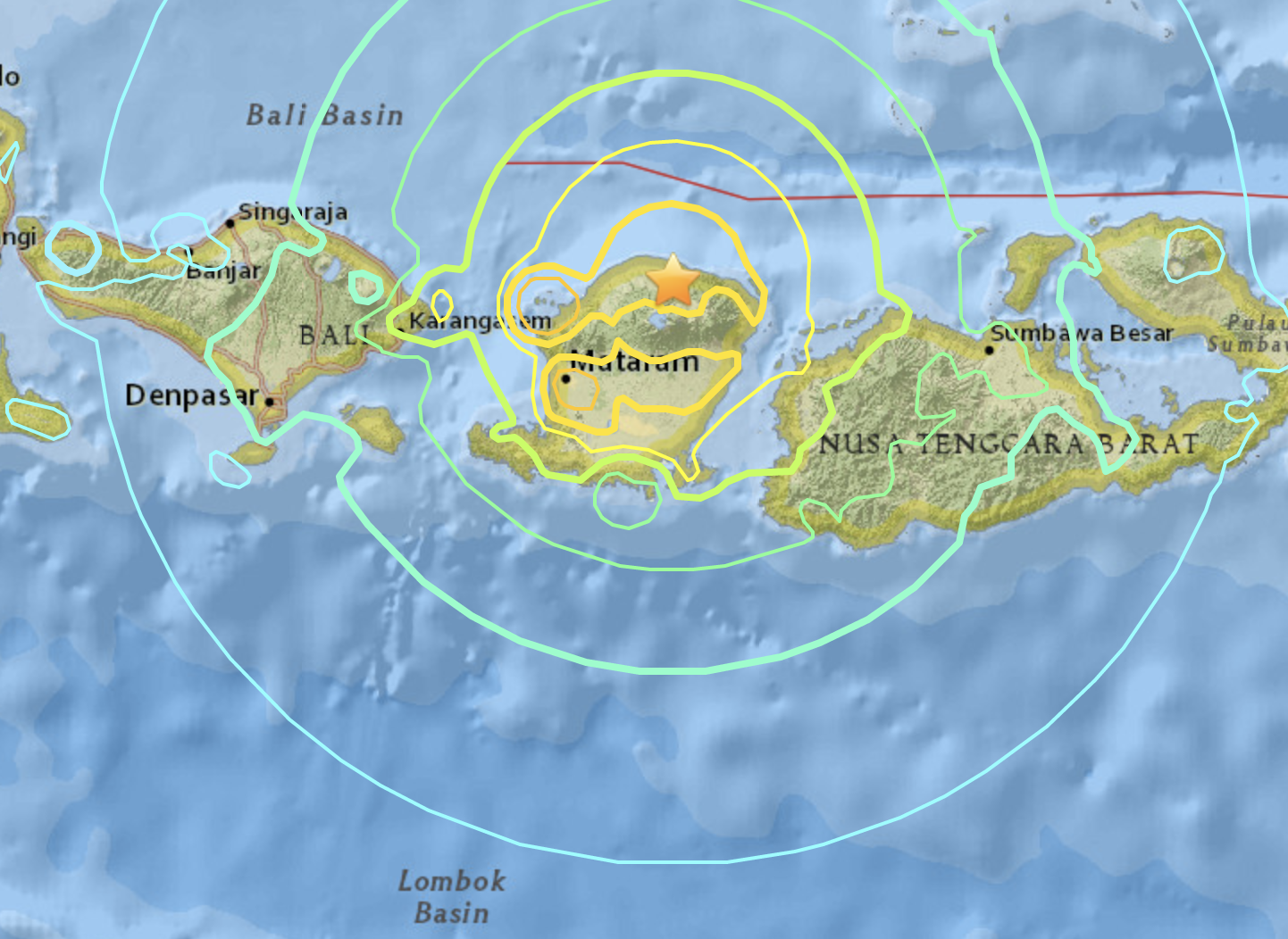 indonesia earthquake bulletin