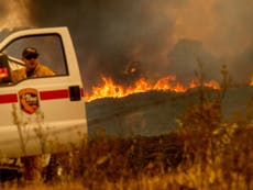 California wildfire expected to burn for rest of month