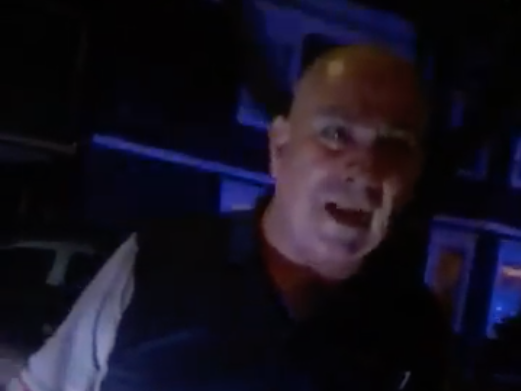 A white man has been arrested after screaming expletives at a black woman in Boston